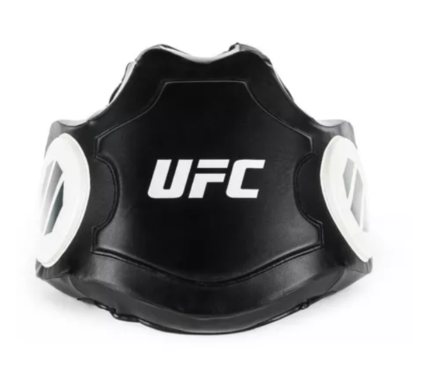 PROTECTOR DE PECHO UFC PRO PARA BOX COLOR NEGRO_BLANCO